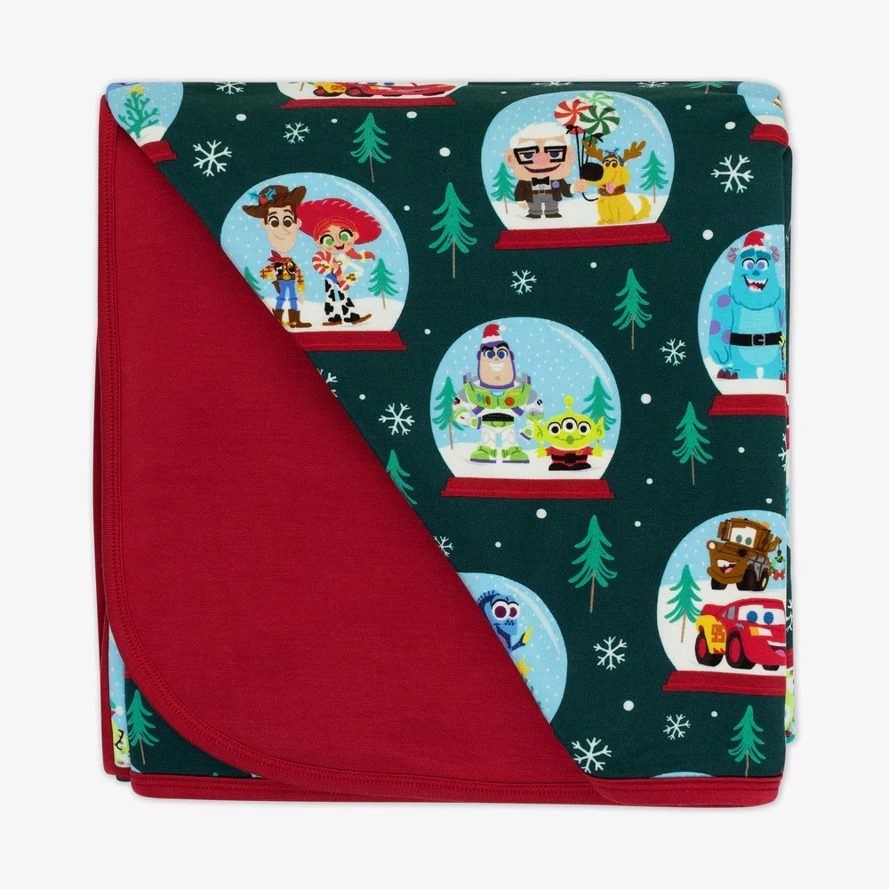 Little Sleepies Disney Pixar A Very Pixar Christmas Large Cloud Blanket NIB